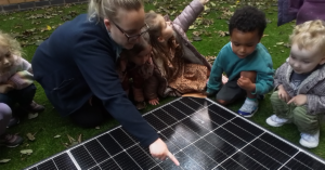 solar panels at nursery